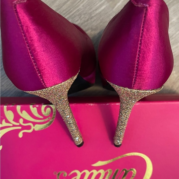 Candie’s pink sparkly heels size 7 - Picture 13 of 13